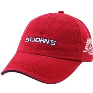 St. Johns Red Storm Red Big East Adjustable Hat  Sports 
