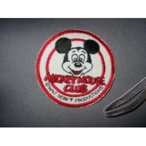  MICKEY MOUSE CLUB PATCH 