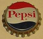 VINTAGE PEPSI..cork..u​nused..dark blue..SODA BOTTLE CAP #15