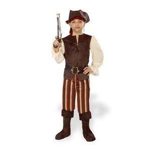  Pirate Boy Child Costume (Size 4   6/Small): Toys & Games
