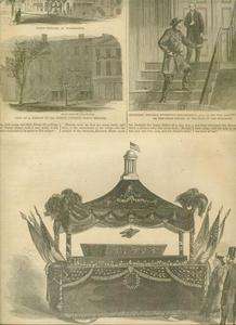 Harpers Weekly Page Civil War Lincoln Assassination1865  