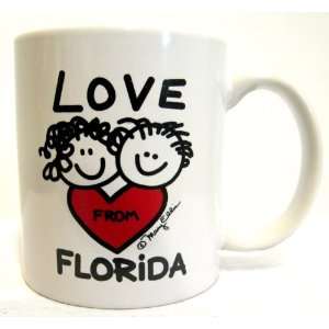  Florida Mug Souvenir Ceramic Coffee Cup with Love From 