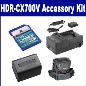  Sony HDR CX700V Camcorder Accessory Kit includes SDM 109 