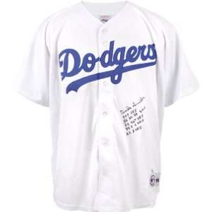  Duke Snider Brooklyn Dodgers Autographed Jersey with 5 