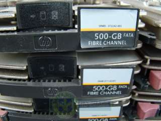 Qty 10 HP Fibre Channel Hard Drives 500GB 371142 001  