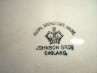 Johnson Bros England Royal Ironstone Ware Pitcher Bowl  