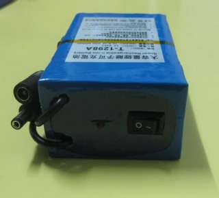 12V Portable 9800mAh Li ion Super Rechargeable Battery Pack Portable 