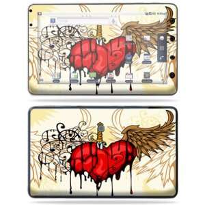   Decal Cover for ViewSonic ViewPad 7 Tablet Stabbing Heart Electronics