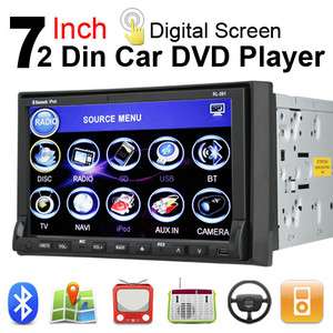 Car Stereo CD VCD DVD  Player In Dash Double Din  