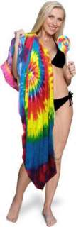 Tie Dye Rainbow Velour Beach Towel 30x60 11.5 Lb\Dz  