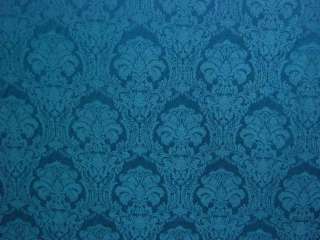 Wedgewood Blue Damask Upholstery Fabric  