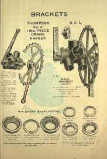 1900s Vintage Bicycle Accessories Catalog on CD  