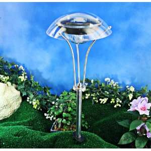   STAINLESS STEEL COLOR CHANGING SOLAR LIGHTS, 2 pcs