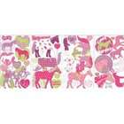 RoomMates RMK1663SCS Horse Crazy Peel And Stick Wall Decals