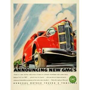  1936 Ad GMC General Motor Trucks Trailers Specifications 