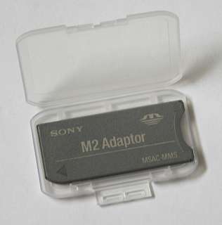 Sony M2 to Memory Stick MS Pro adapter with plastic case  