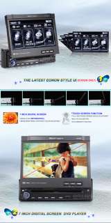 Inch Digital Screen Motorized Touch Screen AVI/DVD//VCD/CD Player 