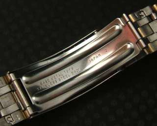 NOS Seiko 2tone Coffin Link 20mm Vintage Watch Band  