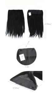 CLIP in HAIR EXTENSIONS 1PC enough 20 inch Straight w1s Girls Best 