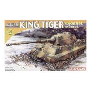  7240 1/72 King Tiger Pz.Kpfw.VI Ausf.B w/Zimmertt: Toys 