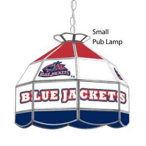    Columbus Blue Jacket Glass Shade Lamp Light: Home Improvement