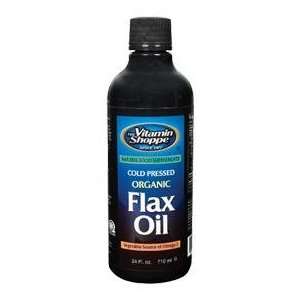 Vitamin Shoppe   Flax Oil Certified Organic, 24 fl oz liquid