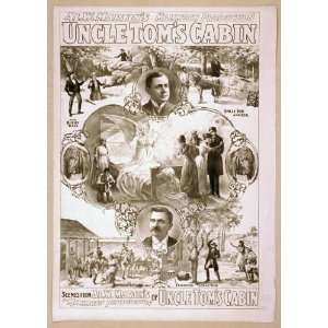  Poster Al. W. Martins mammoth production, Uncle Toms 