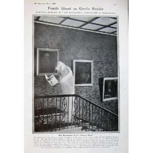   1907 Sir Oliver Lodge Family Ghost Staircase Bystander