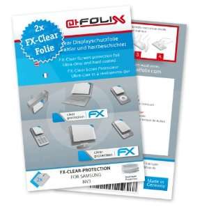  2 x atFoliX FX Clear Invisible screen protector for Samsung NV3 