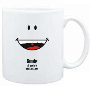   Mug White  Smile if youre instinctive  Adjetives: Sports & Outdoors