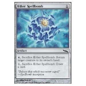    the Gathering   AEther Spellbomb   Mirrodin   Foil Toys & Games