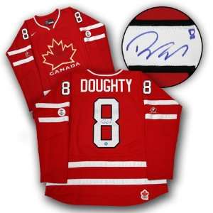   DOUGHTY 2010 Olympics SIGNED Team Canada Jersey: Sports Collectibles