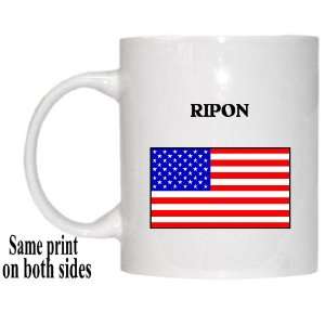  US Flag   Ripon, California (CA) Mug 