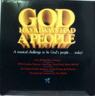   god has always had a people label joy song records format 33 rpm 12