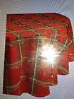 New Holiday Christmas 70 inch Round Lenox Plaid Tablecloth