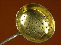 Imperial Russian Sterling Silver 84 Tea Strainer Spoon  