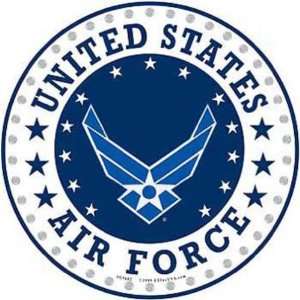  U.S. Air Force Logo Sign Round 12 Patio, Lawn & Garden