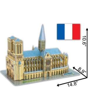  Notre Dame de Paris 3D Puzzle Toys & Games