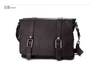   Leather Shoulder Briefcase Messenger Purse Laptop BAG 15  