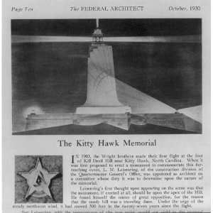  The Kitty Hawk Memorial,Kitty Hawk,NC,Dare County,1930 