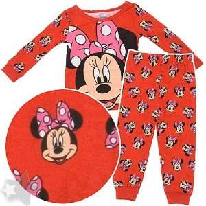  Minnie Mouse Red Cotton Pajamas for Infant Girls 18 Months Baby