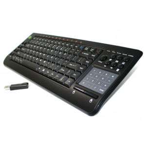 Wireless Window Media MCE Keyboard with Touchpad Mouse  