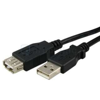 15ft 15 feet ft 4.6m USB 2.0 Cable Male to Female Extension Black Type 