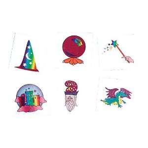 Wizard Temporary Tattoos : Toys & Games : 
