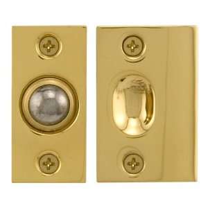  Solid Brass Adjustable Ball Catch   Polished Brass: Home 
