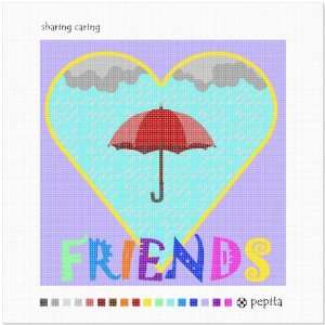  Sharing Caring Needlepoint Canvas Arts, Crafts & Sewing