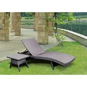  Aruba Collection Lounger/Side Table Patio, Lawn & Garden