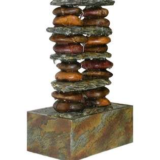 Alpine Stacked Stone Table Top Fountain 