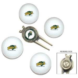  North Dakota State Bison 4 Golf Ball Divot Tool/Ball 