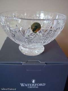Waterford SEAHORSE BOWL PEDESTAL 6 INCH NEW IN BOX MINT  